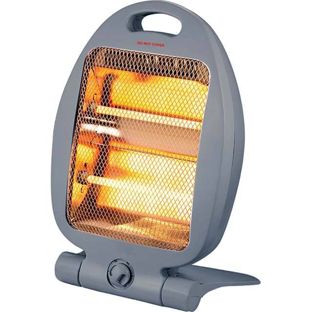 800W Instant Heating Portable Electric Quartz Heater With Auto Tip-Over Protection